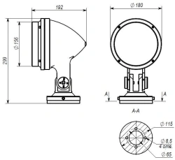 Architectural Decorative Spotlight 10W Spot-05-AF-ICL-NEMA