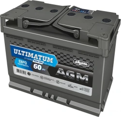 Ultimatum Euro AGM 12V 60Ah VRLA Lead-Acid Battery