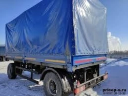 Flatbed Trailer 589202 with PLAN 1201/1202-2410002 Axles and KAMA Tires