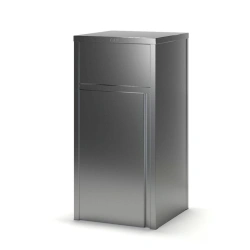 Stainless Steel Waste Bin for Food Courts BMP