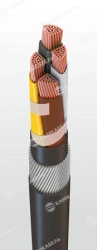 Power Cable with Copper Conductors and Cross-Linked Polyethylene Insulation 0.66/1 kV PvkShp Model
