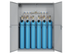 Single-Arm CADUCEUS Gas Distribution Ramp for Oxygen (1 arm for 9 cylinders)