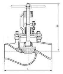 Steel Shut-off and Regulating Valve for Welding KZR DN 6-600 PN 1.6-16 MPa