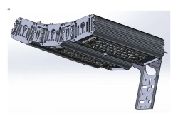 Industrial Design LED Light "MTM IoT" Cube Series 120 with Side Connection