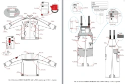 Summer Protective Suit "SIRIUS-FAVORITE-MEGA-ROSS": Jacket & Dungarees