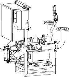 Vacuum Pump Station with Rotary Vane Pumps "UV-K-12