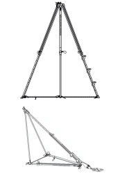Tripod Anchor Device Type B with Additional Section HS-TM14ST/HS-AT015