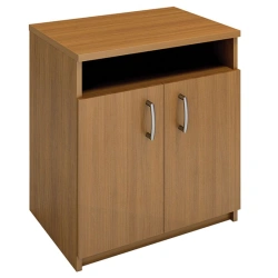 Office Equipment Cabinet with Open Shelf