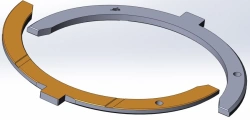 Lower Half-Ring for Crankshaft Thrust Bearing 840.1005194-10