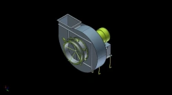 Centrifugal Smoke Extractor Without Base