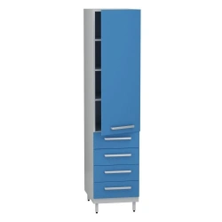 Medical Storage Cabinet for Pharmaceuticals, Model DM-4-101-08.K2.F4