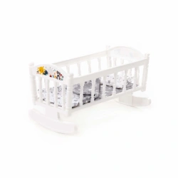 Convertible Doll Rocking Cradle Set with 8 Pieces" (for nurturing play) Model 54446