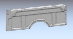 Right Rear Side Upholstery for Car Interior A66R33-5402084