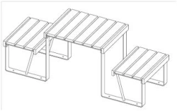 Wooden Lounge Chair for Offices and Public Spaces, Model 2010-7