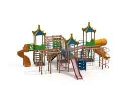 Children's Play Complex with Pagoda Roofs, Model DIC 5.051