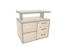 Service Cabinet with Lock, 812x554x750 mm, Model AsTP-7.z