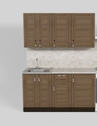 Complete Kitchen Set with Upper and Lower Cabinets