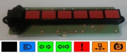 Control Lamp Block for Vehicle Signalization 2312.3803-07