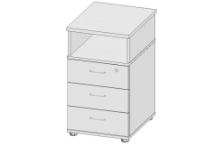 Wooden Side Cabinets for Enhanced Workspace Organization