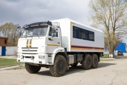 Specialized KAMAZ 3-Axle Bus for Transportation of Workers KAMAZ-018/2011/TRCU-3axle-101