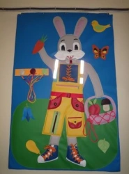Educational Play Panel "Hare" for Preschool Children