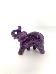 Small Elephant Charoite Souvenir