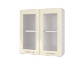 Wall-mounted Kitchen Cabinet with Glass