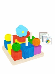 Geometric Field Stacking Toy for Kids - Art. PИР-24