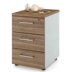 ZAMM Side Cabinet with 3 Drawers and Central Lock