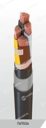 Power Cable with Copper Conductors and Cross-Linked Polyethylene Insulation, 0.66/1 kV, PVPbShv Model