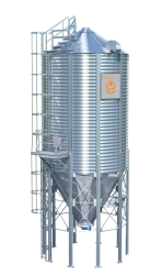 Metal Silo with Conical Bottom and Vibratory Activator SKVA269-2-5.6-8-VAB-1250